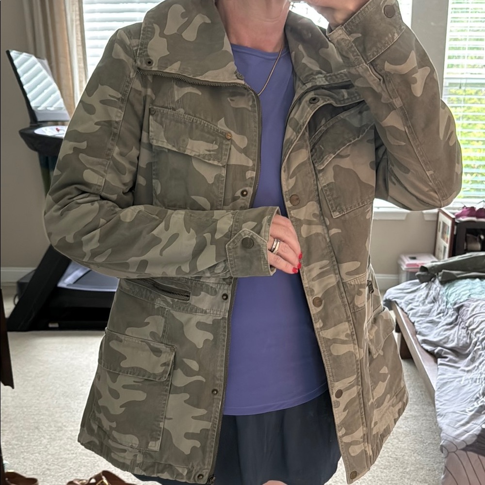 Camouflage Military Style Jacket